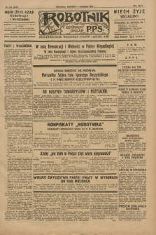 Robotnik : centralny organ P.P.S. R.35, nr 316 (3 listopada 1929) = nr 3876