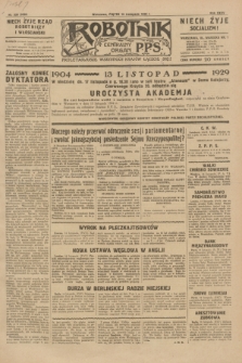Robotnik : centralny organ P.P.S. R.35, nr 330 (15 listopada 1929) = nr 3890