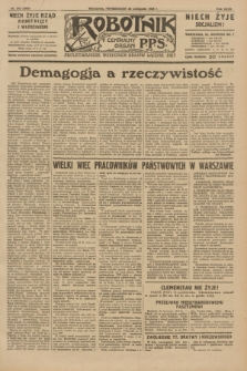 Robotnik : centralny organ P.P.S. R.35, nr 345 (25 listopada 1929) = nr 3905