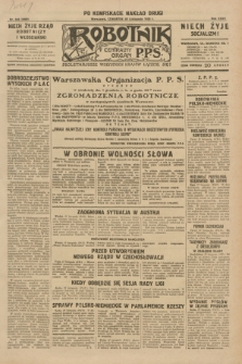 Robotnik : centralny organ P.P.S. R.35, nr 349 (28 listopada 1929) = nr 3909