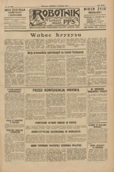 Robotnik : centralny organ P.P.S. R.36, nr 18 (19 stycznia 1930) = nr 3958