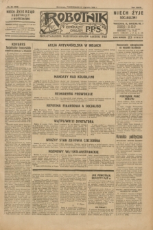 Robotnik : centralny organ P.P.S. R.36, nr 26 (27 stycznia 1930) = nr 3966