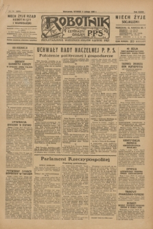 Robotnik : centralny organ P.P.S. R.36, nr 34 (4 lutego 1930) = nr 3974