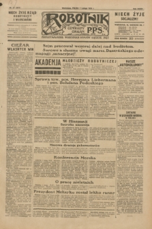 Robotnik : centralny organ P.P.S. R.36, nr 37 (7 lutego 1930) = nr 3977