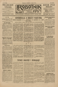 Robotnik : centralny organ P.P.S. R.36, nr 43 (13 lutego 1930) = nr 3983