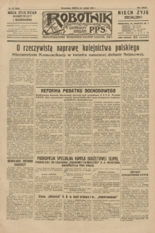 Robotnik : centralny organ P.P.S. R.36, nr 52 (22 lutego 1930) = nr 3992