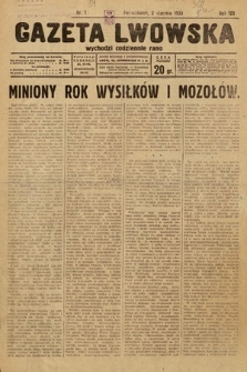 Gazeta Lwowska. 1933, nr 1