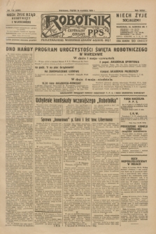 Robotnik : centralny organ P.P.S. R.36, nr 115 (25 kwietnia 1930) = nr 4055