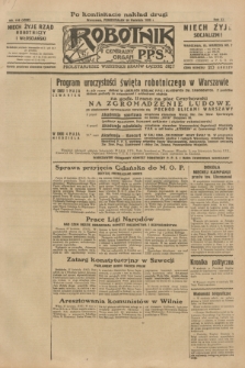 Robotnik : centralny organ P.P.S. R.36, nr 119 (28 kwietnia 1930) = nr 4059 (po konfiskacie nakład drugi)