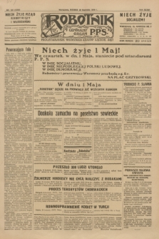 Robotnik : centralny organ P.P.S. R.36, nr 120 (29 kwietnia 1930) = nr 4060