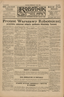 Robotnik : centralny organ P.P.S. R.36, nr 194 (7 lipca 1930) = nr 4124