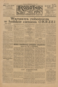Robotnik : centralny organ P.P.S. R.36, nr 217 (28 lipca 1930) = nr 4147