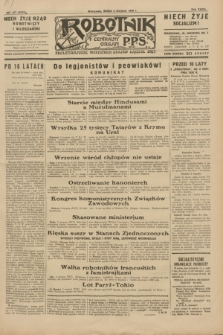 Robotnik : centralny organ P.P.S. R.36, nr 227 (6 sierpnia 1930) = nr 4157