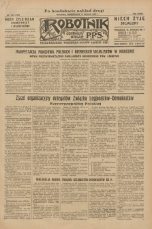Robotnik : centralny organ P.P.S. R.36, nr 233 (11 sierpnia 1930) = nr 4163 (po konfiskacie nakład drugi)