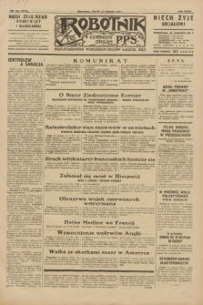 Robotnik : centralny organ P.P.S. R.36, nr 245 (22 sierpnia 1930) = nr 4175