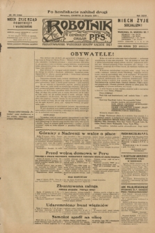 Robotnik : centralny organ P.P.S. R.36, nr 252 (28 sierpnia 1930) = nr 4182 (po konfiskacie nakład drugi)