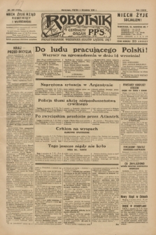 Robotnik : centralny organ P.P.S. R.36, nr 260 (5 września 1930) = nr 4190