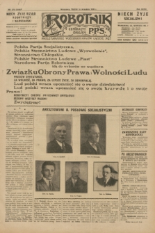 Robotnik : centralny organ P.P.S. R.36, nr 270 (12 września 1930) = nr 4200