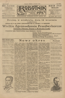 Robotnik : centralny organ P.P.S. R.36, nr 275 (14 września 1930) = nr 4205