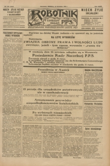Robotnik : centralny organ P.P.S. R.36, nr 295 (28 września 1930) = nr 4225