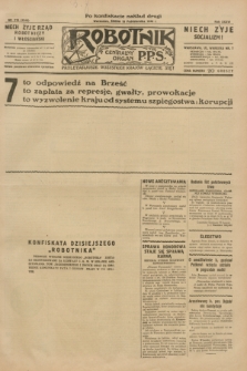 Robotnik : centralny organ P.P.S. R.36, nr 316 (15 października 1930) = nr 4246 (po konfiskacie nakład drugi)