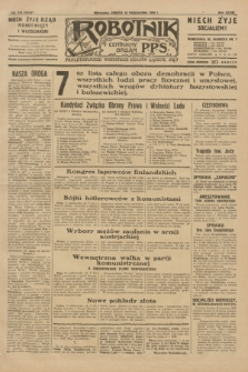 Robotnik : centralny organ P.P.S. R.36, nr 319 (18 października 1930) = nr 4249