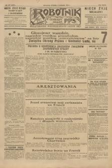 Robotnik : centralny organ P.P.S. R.36, nr 337 (4 listopada 1930) = nr 4267