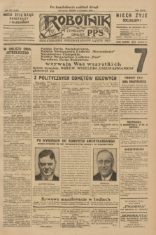 Robotnik : centralny organ P.P.S. R.36, nr 342 (7 listopada 1930) = nr 4272 (po konfiskacie nakład drugi)
