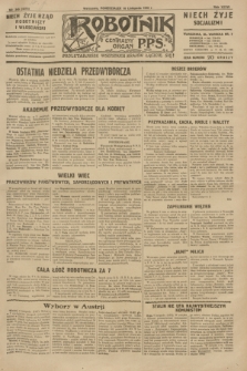 Robotnik : centralny organ P.P.S. R.36, nr 345 (10 listopada 1930) = nr 4275