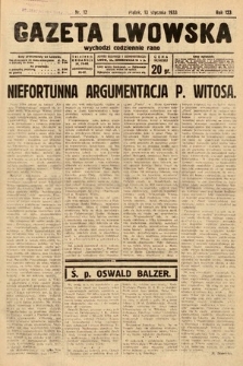 Gazeta Lwowska. 1933, nr 12