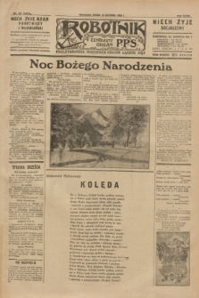 Robotnik : centralny organ P.P.S. R.36, nr 402 (24 grudnia 1930) = nr 4332