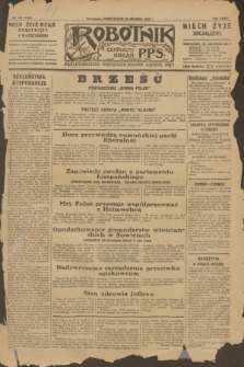 Robotnik : centralny organ P.P.S. R.36, nr 407 (29 grudnia 1930) = nr 4337