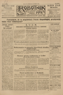 Robotnik : centralny organ P.P.S. R.37, nr 18 (15 stycznia 1931) = nr 4358