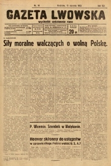 Gazeta Lwowska. 1933, nr 14