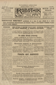 Robotnik : centralny organ P.P.S. R.37, nr 184 (21 maja 1931) = nr 4524 (po konfiskacie nakład drugi)