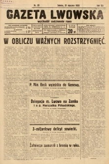 Gazeta Lwowska. 1933, nr 20