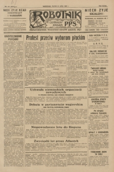 Robotnik : centralny organ P.P.S. R.37, nr 271 (31 lipca 1931) = nr 4611