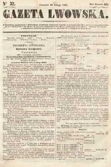 Gazeta Lwowska. 1853, nr 32