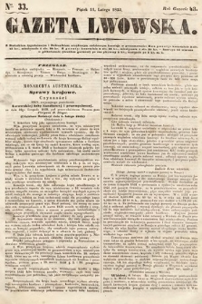 Gazeta Lwowska. 1853, nr 33