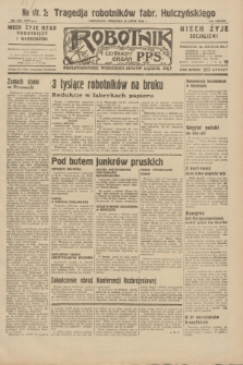 Robotnik : centralny organ P.P.S. R.38, nr 249 (24 lipca 1932) = nr 5042
