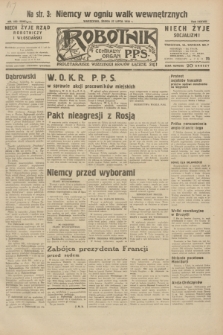 Robotnik : centralny organ P.P.S. R.38, nr 253 (27 lipca 1932) = nr 5046