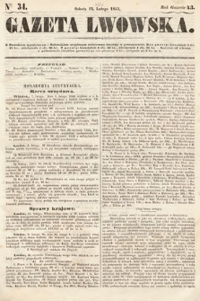 Gazeta Lwowska. 1853, nr 34