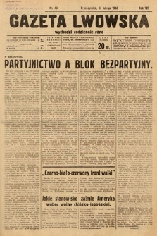 Gazeta Lwowska. 1933, nr 43