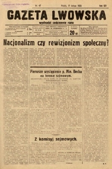 Gazeta Lwowska. 1933, nr 47