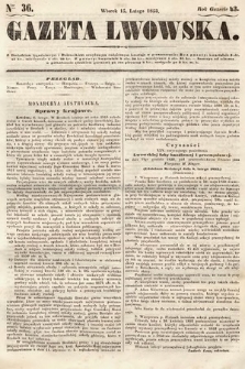 Gazeta Lwowska. 1853, nr 36