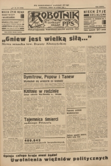 Robotnik : centralny organ P.P.S. R.38 [i.e.40], nr 83 (28 lutego 1934) = nr 5703 (po konfiskacie nakład drugi)