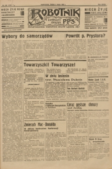 Robotnik : centralny organ P.P.S. R.39 [i.e.40], nr 169 (9 maja 1934) = nr 5790