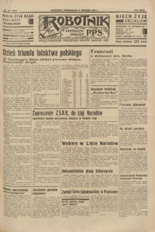Robotnik : centralny organ P.P.S. R.39 [i.e.40], nr 337 (17 września 1934) = nr 5956