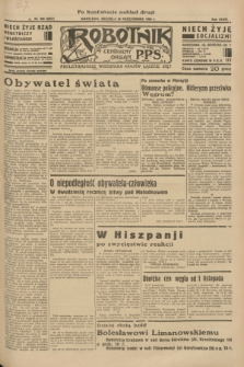 Robotnik : centralny organ P.P.S. R.39 [i.e.40], nr 389 (28 października 1934) = nr 6007 (po konfiskacie nakład drugi)