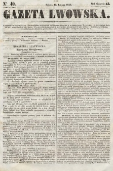 Gazeta Lwowska. 1853, nr 40